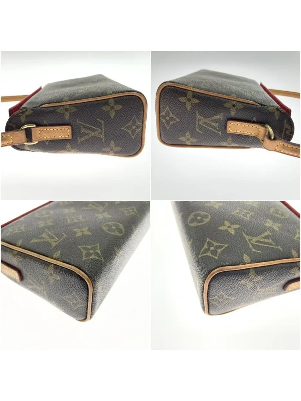 Louis Vuitton Monogram Recital Handbag Brown